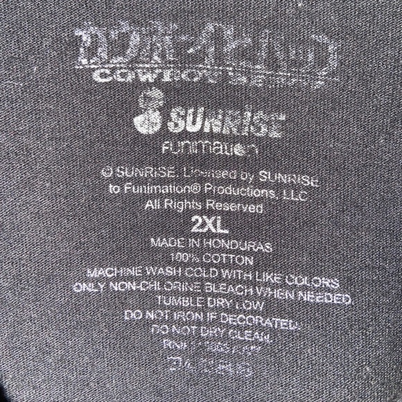 Cowboy Bebop Anime Tee XXL Sunrise Funimation UNI 1/1 Merch​ - Picture 5 of 7